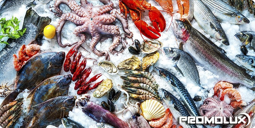Lighting for Seafood Counters in Grocery Stores